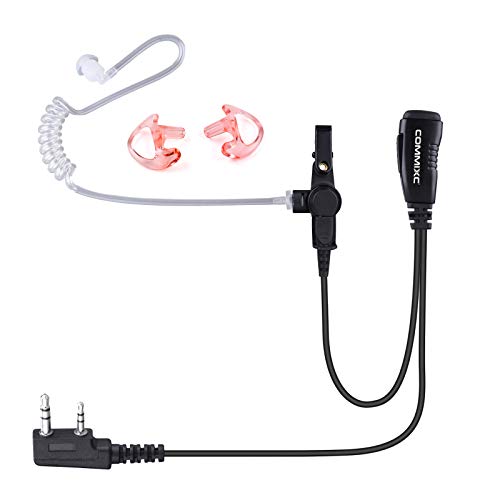 COMMIXC �g�����V�[�o�[ �C���z�� 2�s�� 3.5/2.5mm �R�o�[�g�G�A �A�R�[�X�e�B�b�N�`���[�u �g�����V�[�o�[ �w�b�h�Z�b�g PTT�}�C�N�t�� Kenwood & Bao Feng �o���������@�ɑΉ�