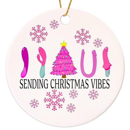 Funny Christmas Ornaments 2026, Adult Naughty Ornament for Exchange, Inappropriate Tacky Ugly Ornaments for Tree - Funny Gifts, Gag Gifts for Christmas, White Elephant Gift for Adults - image 1