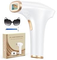 Haarlosy IPL Laser Hair Removal Device for Women and Men with 3-in-1 and Salon Quality Result at Home, Lazer Hair Remover for Long Lasting Reduction for Upper Lip Bikini Line Body, 9 Level, White