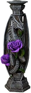 Nemesis Now Dragon Beauty Stick Anne Stokes Candle Holder NOW6853 Grey, Resin,25cm