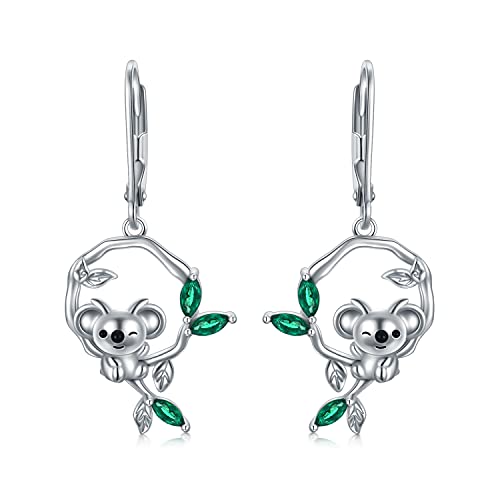 MISURA Dimensioni orecchini Koala: 0,78 pollici * 0,78 pollici (20 mm * 20 mm). Gli orecchini koala sono adatti a donne e ragazze di età diverse.