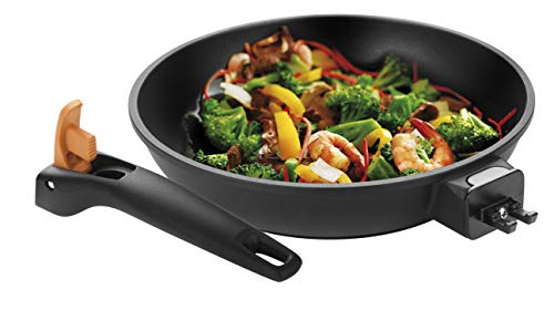Wok Tescoma SmartClick 28 cm ne colle pas et se range facilement - 2