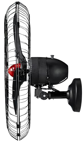 Ventilador Oscilante de Parede 70 cm Preto Bivolt