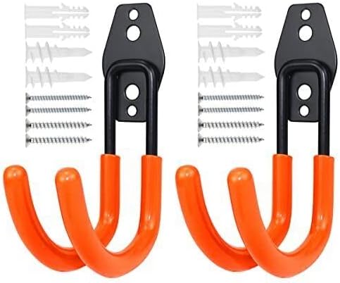 Ganchos de almacenamiento de garaje, paquete de 2 ganchos antideslizantes resistentes para herramientas de garaje, ganchos utilitarios de montaje en disponible en Yaxa Costa Rica