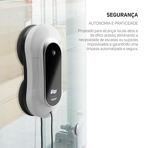 WAP Robô De Limpeza WAP ROBOT W500 POLICLEANER 72W com Bateria de Emergência e Controle Remoto