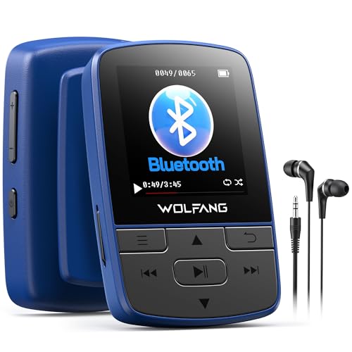 Imagen de WOLFANG Reproductores MP3 de 64 GB con Bluetooth 5