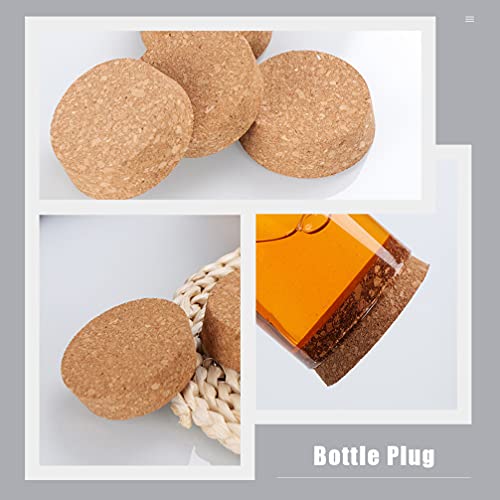 Cabilock 20Pcs Tapered Cork Stoppers Wooden Wine Bottle Stopper Natural Soft Wood Wine Corks Crafts Replacement For Wine Beer Bottle Glass Bottles Diy Craft #TOP5