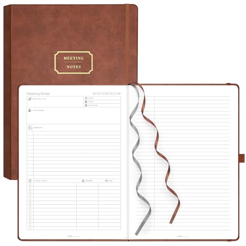 EMSHOI Meeting Notebook Agenda, 240 Pages, A4 Size (8.3" x 11.7")