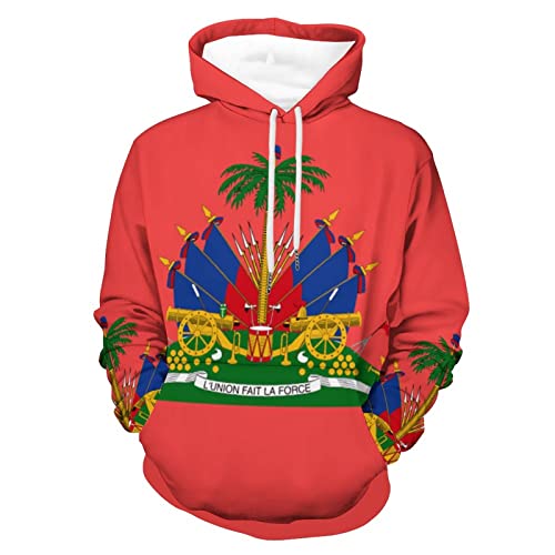 Jamaica Flag Hoodies for Men Unisex Pullover Sweatshirt Fashion Autumn Winter Casual Loose Long Sleeve with Pocket