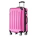 Produktbild BEIBYE Zwillingsrollen 2048 Hartschale Trolley Koffer Reisekoffer Taschen Gepäck in M-L-XL-Set (Pink, M)