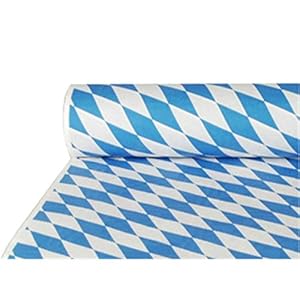 Papstar Papiertischtuch 'Bayerisch Blau' 50x1m