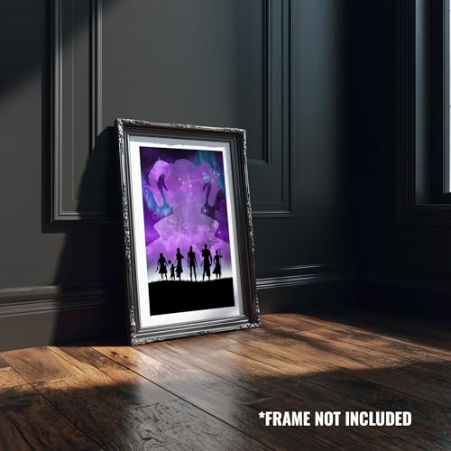 CultClassicPosters Mollymauk Tealeaf Art Print – 13×19 Handmade Minimalist Poster from Critical Role – Fantasy RPG Character Wall Decor for D&D Fans & Fandom Collectors