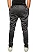 HEMOON Men's Jogging Pants Tracksuit Training Running Trousers Dark Grey M
