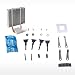Produktbild Tree-on-Life CPU Kühler HB-802 2 Heatpipes Kühler Aluminium Kühlkörper Motherboard Northbridge Kühler Support 80mm CPU Lüfter