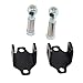 Front Shock Lower Bar Pin Eliminator Kit Compatible w/ 1997-2006 Jeep Wrangler TJ 84-01 Cherokee XJ 1088
