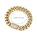 18k Gold Miami Cuban Bracelet, Moissanite Bracelet, Eternal Sparkle, Fashionable Luxury, Valentine's Day/Christmas And Other Holiday Gifts