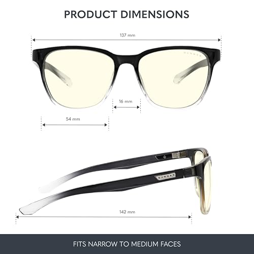 Image of GUNNAR - Gaming and Computer Glasses - Blue Light Blocking, UV Protection - Berkeley