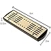 Cigar Humidifier, Anync Cigar Humidor Humidifier for Moisturizing and Increased Humidity, Metal + PVA Material, Gold Tone