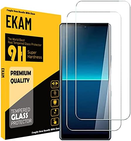 MOBILE STUFF For Xperia 1 III Screen Protector, [2 PACK] Tempered Glass [9H Hardness] [Bubble Free] [Case Friendly] Screen Protector for Xperia 1 III [6.5 Inch]