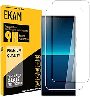 MOBILE STUFF For Xperia 1 III Screen Protector, [2 PACK] Tempered Glass [9H Hardness] [Bubble Free] [Case Friendly] Screen Protector for Xperia 1 III [6.5 Inch]