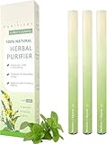 3 Stück Mullein Kräuter Lungenreiniger, Herbals Purifier Herbals Diffuser Pen, Natürlicher Aromatherapie Inhalator Mit Königskerze Zur Lungenreinigung Für Männer Und Frauen