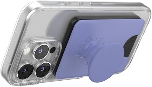 Vista 5 de PopSockets Cartera de teléfono con agarre expandible y anillo adaptador para MagSafe, soporte para tarjetas de teléfono, compatible con carga bígaro