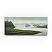 River in the Rain by John Morrow, 8x19-Inch Canvas Wall Art