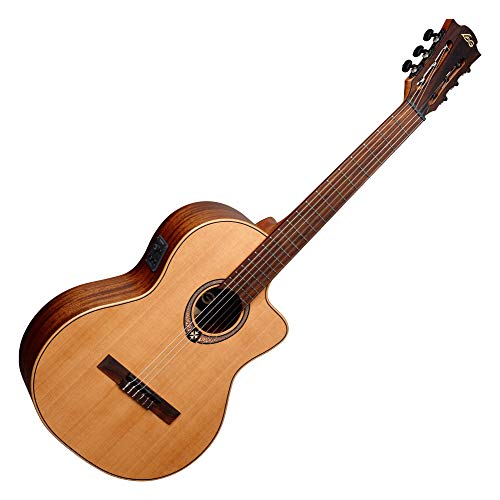 Lag OC170CE Guitarra Clásica Electrificada Tipo Auditorium Con Cutaway Serie Occitania - Les Beatles, Paul McCartney, John Lennon, RIngo Starr, George Harrison Lag OC170CE Guitarra Clásica Electrificada Tipo Auditorium Con Cutaway Serie Occitania
