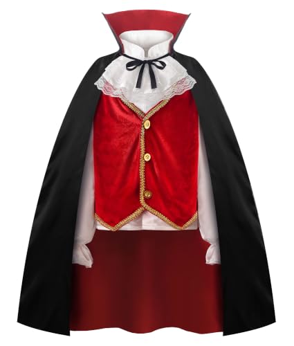 Disfraz vampiro deluxe medieval para niños miniatura 1