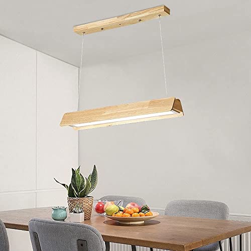 Lustre salle à manger 95 cm design avec fil ajustable et 3 modes de lumière