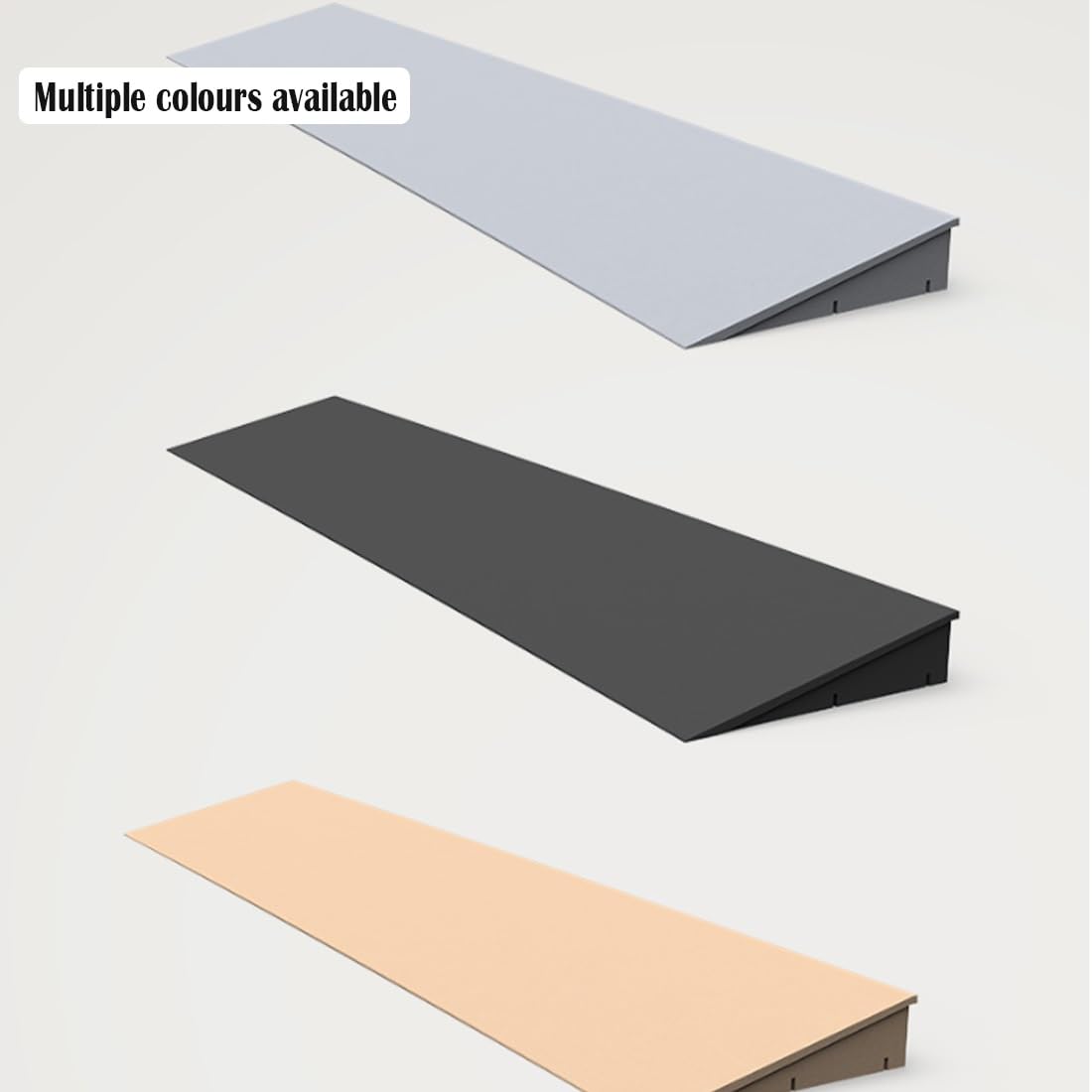 Rampas para Umbrales De Puertas, para Sillas De Ruedas, Escalones, Scooters De Movilidad, Rampas para Umbrales De Entradas(Gris,50x30x11cm(LxWxH))