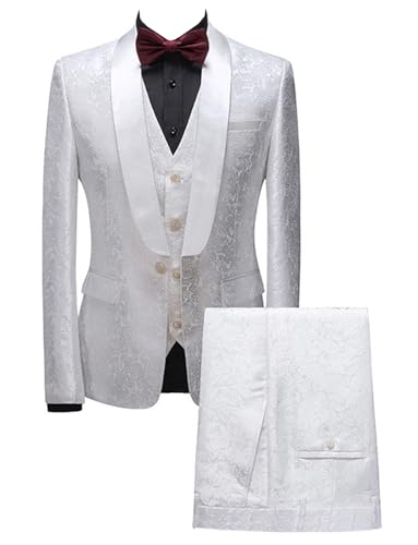 Costume jacquard haut de gamme Ulnomio avec revers de châle traditionnel