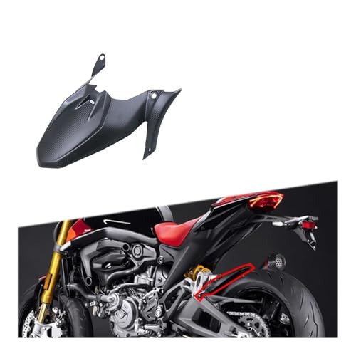 Garde-Boue arrière Monster 937 anti-projections: Protection Carbone 3K - 2