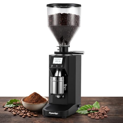Electric Coffee Grinder with Touch Screen and 19 Settings