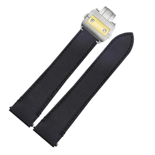Bracelet montre Santos cuir résistant 19mm 21mm anti-usure