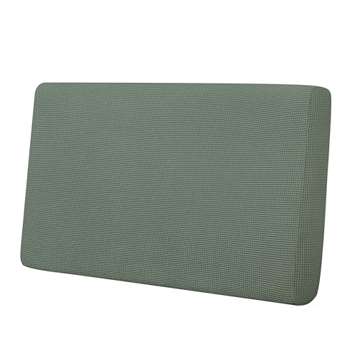 Image of Easy-Going Stretch 1 Piece Loveseat Couch Cushion Cover for Sofa | Sofa Cushion Furniture Protector Sofa Seat sofa slipcover Washable sofa cover soft with Elastic Bottom Greyish Green