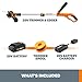 WORX Cordless String Trimmer 20V 2 in 1 Trimmer and Edger WG162 (Battery & Charger Included)