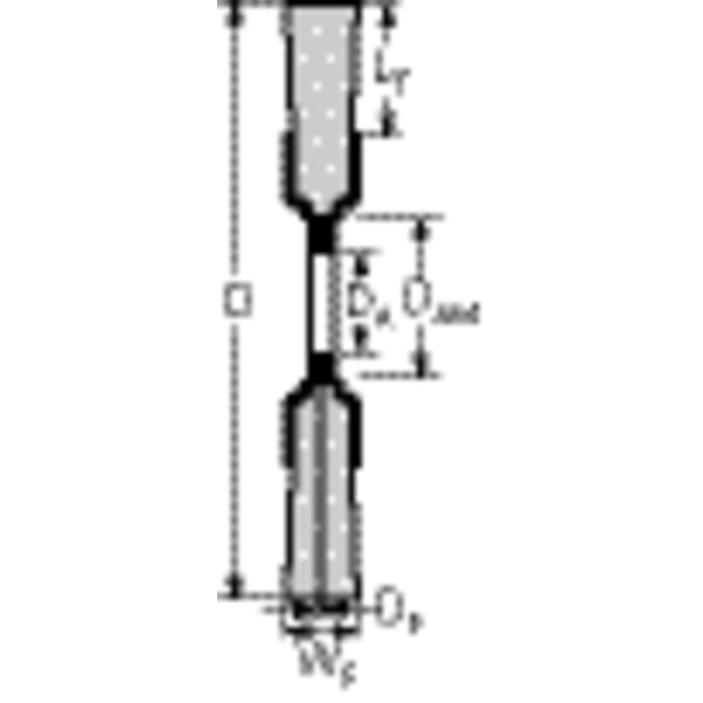 PFERD 43701120 POS RBU 12528/14,0 - Cepillo redondo (0,30 mm)