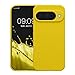 kwmobile Case Compatible with Google Pixel 10 Case - Protective Slim TPU Phone Cover - Soft Matte Finish - Radiant Yellow