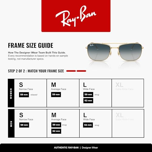Image of Ray-Ban Unisex Rb3755 Rectangular Sunglasses