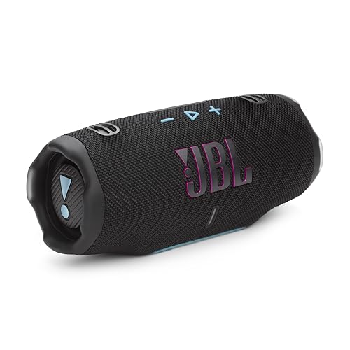 Image of JBL Charge 6 - Portable Waterproof & Drop-Proof Bluetooth Speaker, Bold JBL Pro Sound & AI Sound Boost, 28Hrs Playtime Blk (Renewed)