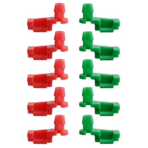 HERCOO Tailgate Handle Rod Clip Tail Gate Assembly Door Lock Retainer Clips Compatible