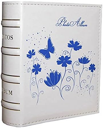 yepmax Vintage Pocket Photo Albums for 7 X 5 Inches Prints (Butterfly and Flower)
