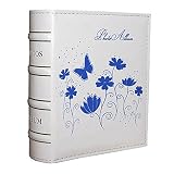 yepmax Vintage Pocket Photo Albums for 7 X 5 Inches Prints (Butterfly and Flower)