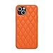 Coque pour iPhone 13 Premium Cuir Souple Housse de Protection Coque pour iPhone 13 (6,1") 2021 (Orange)