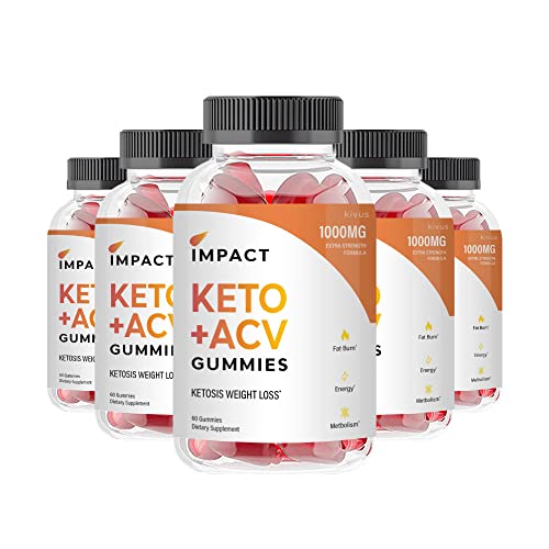 Impact Keto - Impact Keto ACV Gummies (5 Pack, 300 Count)