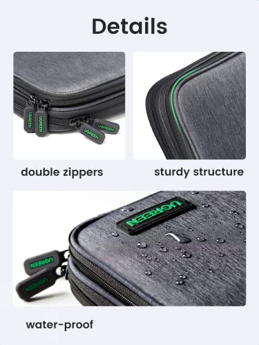 Ugreen Electronic Organizer Travel Cable Organizer Storage Bag For Data Cables, Usb C Charger, Sd Card, Hard Drive, Charging Cord, Mouse, Power Bank, Phone, Power Adapter Plug Electronics Accessories #TOP6