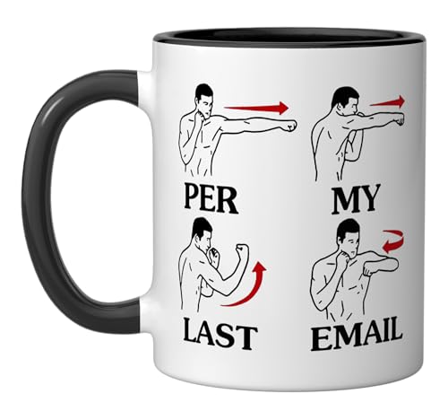 Taza cerámica divertida Per My Last Email 11 oz miniatura 1