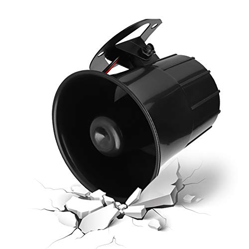 Outdoor Siren DC 6-12V Security Alarm Siren Alarm Horn 110dB Black - Image 4