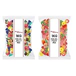 2Kg Halal Fizzy & Jelly Sweet Assortment | TikTok Inspired Bulk Candy Box | Chewy Gummy Sweets for Parties & Events